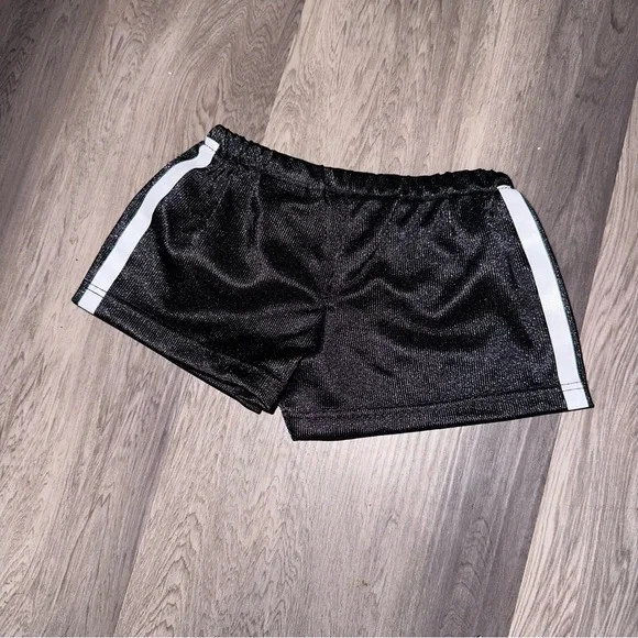 Build a Bear Workshop Black with White Stripes Athletic Shorts BABW Sports - Picture 2 of 5